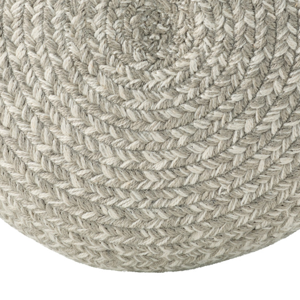 Jaipur Saba Solar SAS08 Gray Pouf