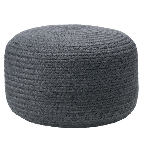 Jaipur Saba Solar SAS02 Gray Pouf