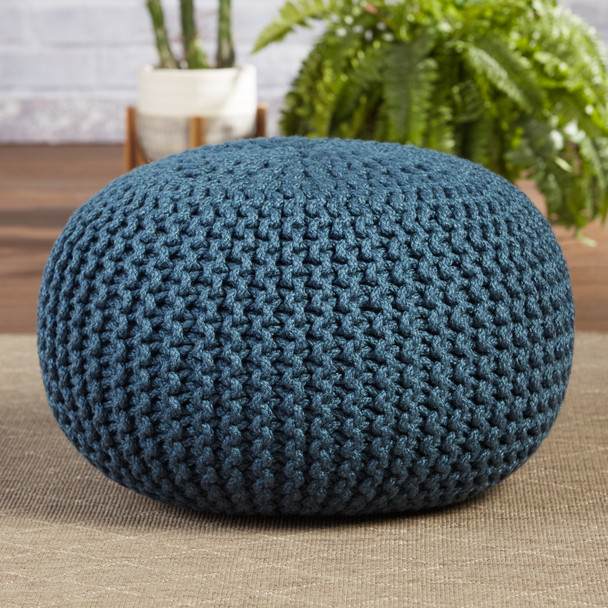 Jaipur Spectrum Rays SMR09 Blue Pouf
