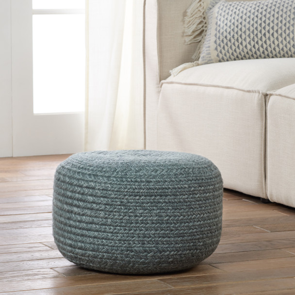 Jaipur Saba Solar SAS12 Blue Pouf