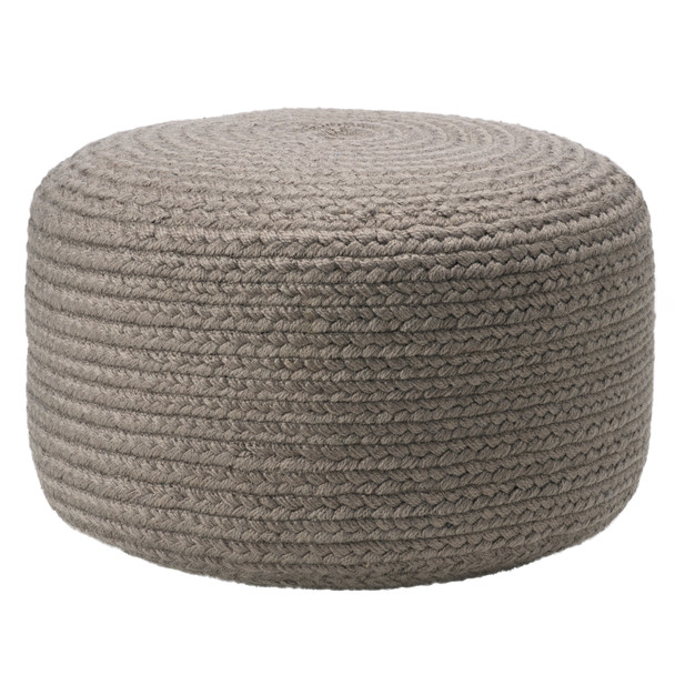 Jaipur Saba Solar SAS13 Gray Pouf