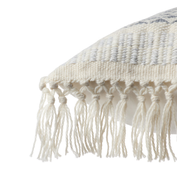 Jaipur Liri LIR09 Gray Pillow