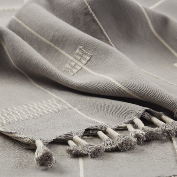 Jaipur Nagaland NGD10 Gray Throw