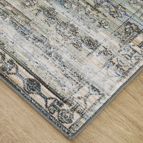 Feizy Augustine 39Twf Green Beige Rug