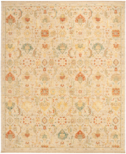 Nourison Antique Bloom ANB02 Taupe Multicolor Rug