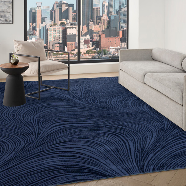 DKNY Central Park West CEP02 Navy Rug
