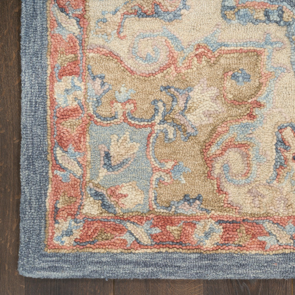 Nourison Maison MSO06 Blue Ivory Rug