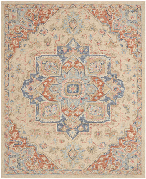 Nourison Maison MSO06 Ivory Rust Rug
