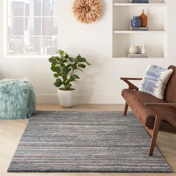Nourison Plateau PAE01 Blue Rug