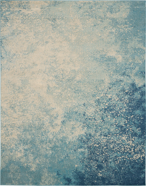Nourison Passion PSN10 Navy Light Blue Rug