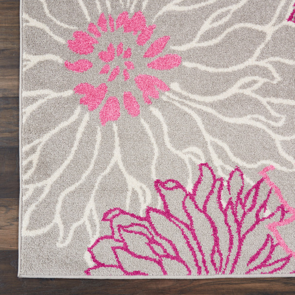 Nourison Passion PSN17 Grey Rug