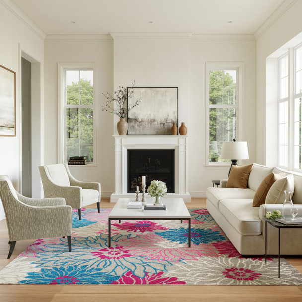 Nourison Passion PSN17 Grey Rug