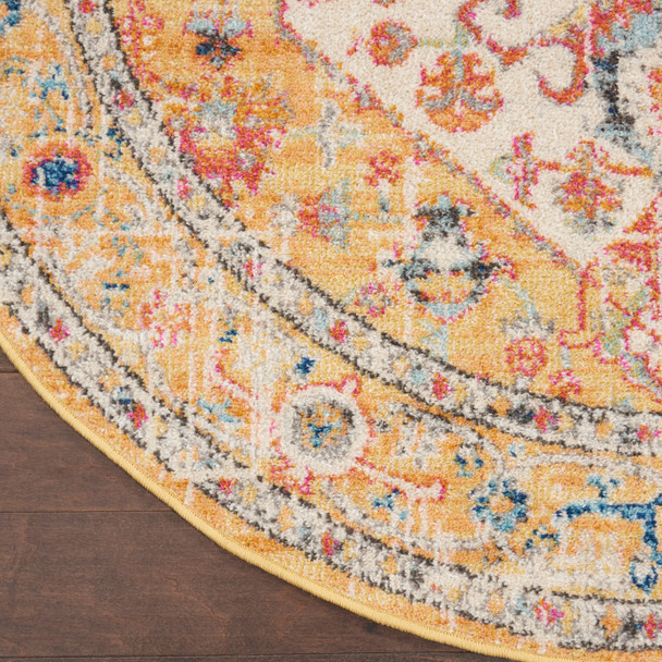 Nourison Passion PSN23 Ivory Yellow Rug