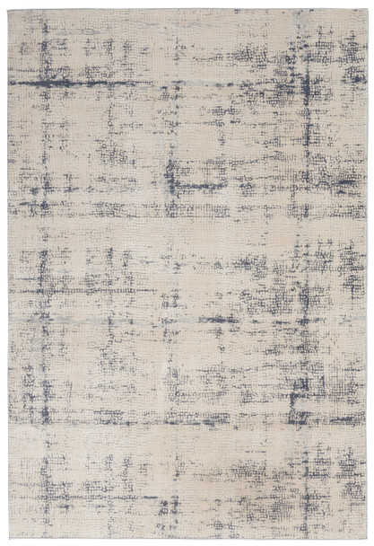 Nourison Rustic Textures RUS06 Ivory Blue Rug