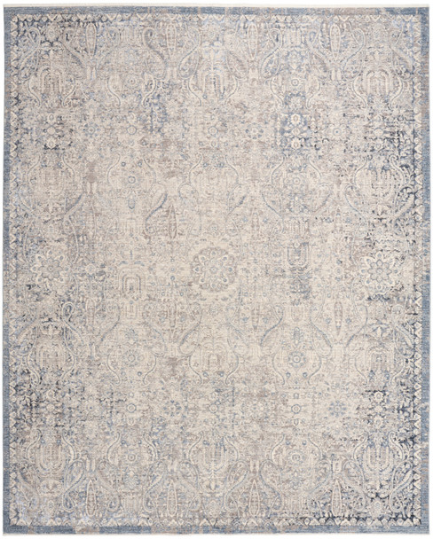 Nourison Sultana SLL03 Grey Blue Rug