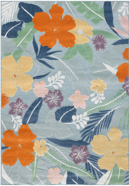Nourison Suncoast SNC01 Blue Multicolor Rug
