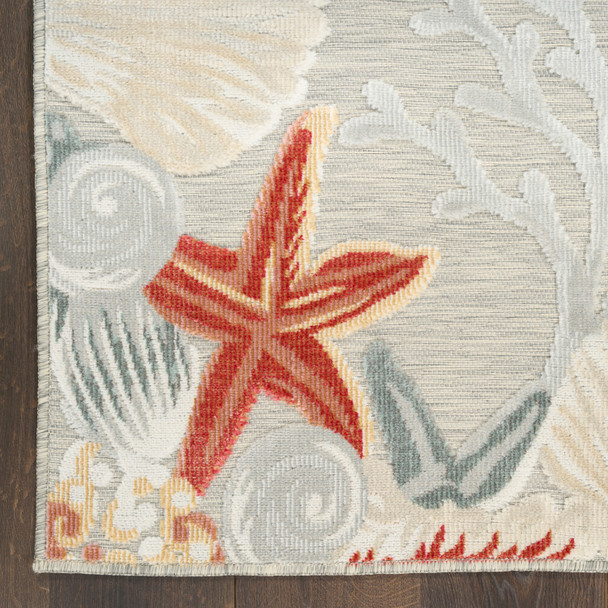 Nourison Suncoast SNC04 Grey Multicolor Rug