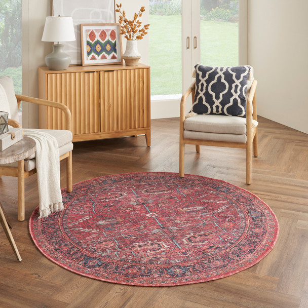 Nourison New Concept Washables SR102 Brick Rug