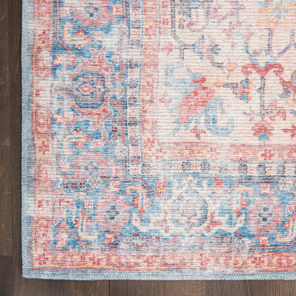 Nourison New Concept Washables SR104 Blue Multicolor Rug