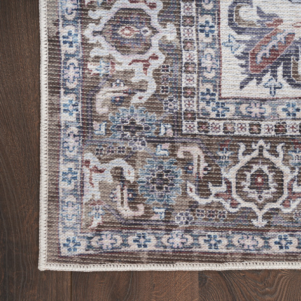 Nourison New Concept Washables SR104 Olive Ivory Rug