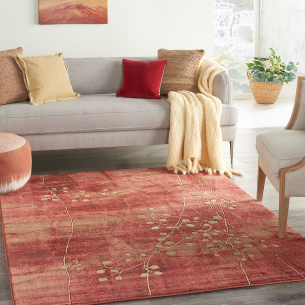 Nourison Somerset ST74 Flame Rug