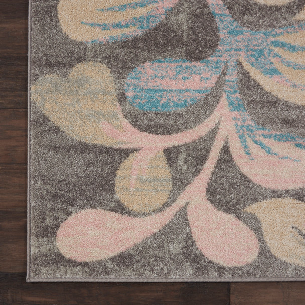 Nourison Tranquil TRA03 Grey Beige Rug