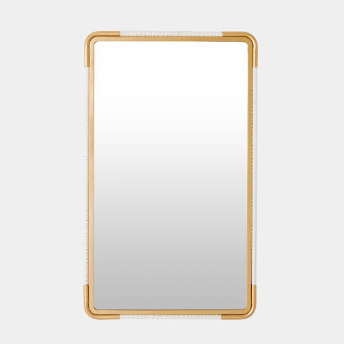 Global Views Seagrass Rope Wall Mirror
