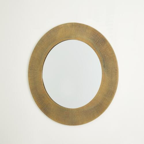 Global Views Loretta Mirror-Brass Mirror