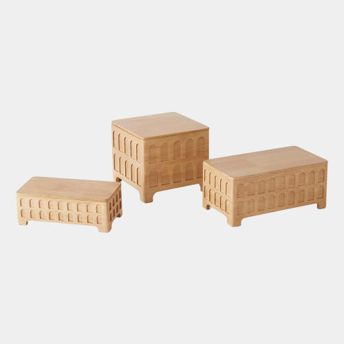 Global Views Colosseum Rectangular Natural Box