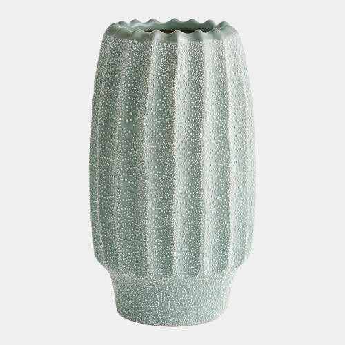 Global Views Echinus Green Vase
