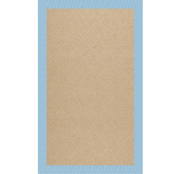 Capel Zoe-Cane Wicker 1990-437 Canvas Air Blue Rug