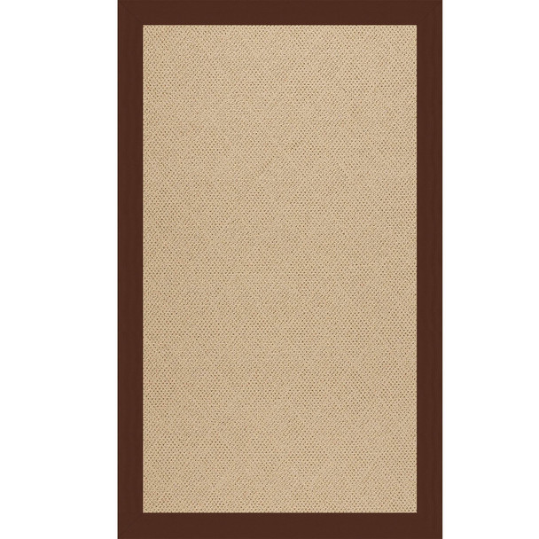 Capel Zoe-Cane Wicker 1990-787 Canvas Bay Brown Rug
