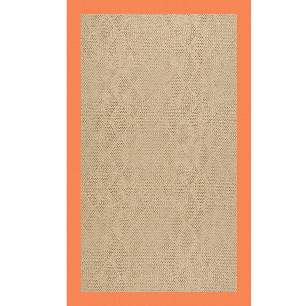 Capel Zoe-Cane Wicker 1990-815 Canvas Tangerine Rug