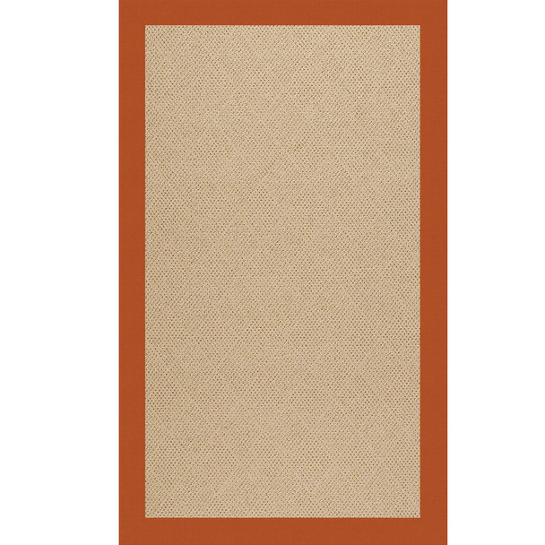 Capel Zoe-Cane Wicker 1990-837 Canvas Rust Rug