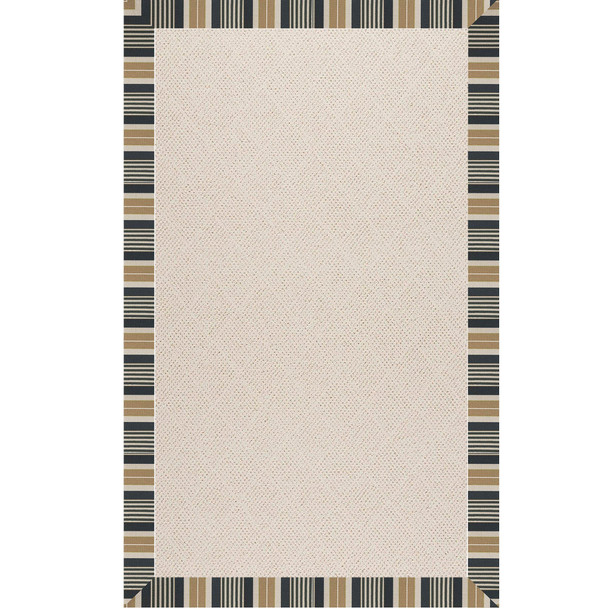 Capel Zoe-White Wicker 1993-340 Long Hill Ebony Rug