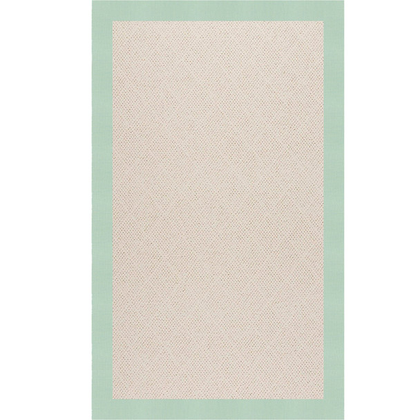 Capel Zoe-White Wicker 1993-427 Canvas Spa Blue Rug