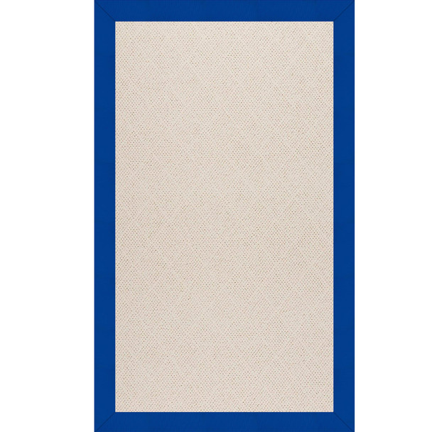 Capel Zoe-White Wicker 1993-440 Canvas Pacific Blue Rug