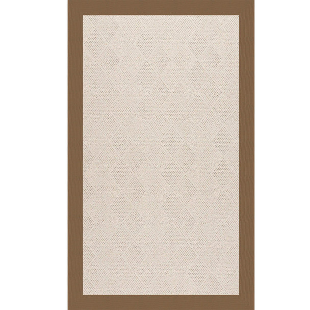 Capel Zoe-White Wicker 1993-747 Canvas Cocoa Rug