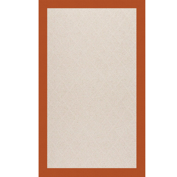 Capel Zoe-White Wicker 1993-837 Canvas Rust Rug