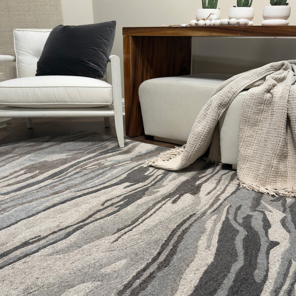Capel Ripple 3520-330 Storm Rug