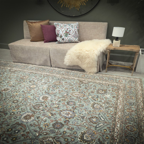 Capel Mt. Pleasant 6574-200 Seafoam Rug