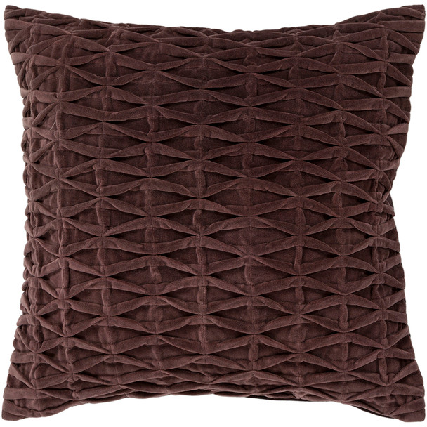 Chandra CUS-28005 Brown Pillow