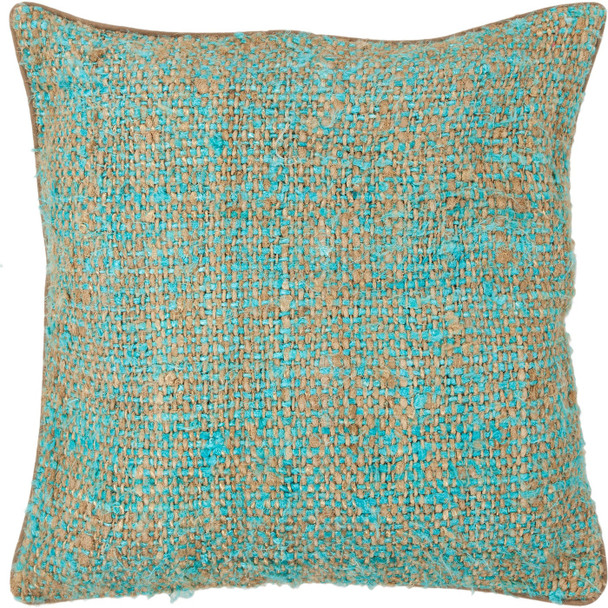 Chandra CUS-28012 Blue Natural Pillow