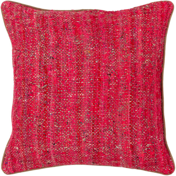 Chandra CUS-28015 Red Natural Pillow