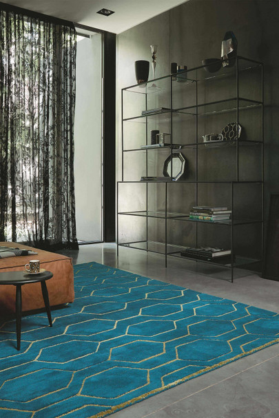 Wedgewood 037307 Arris Teal Rug