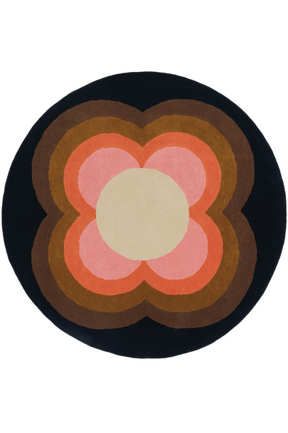 Orla Kiely 060005 Sunflower Pink Rug