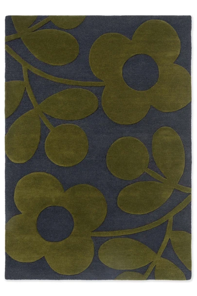 Orla Kiely 063908 Sprig Stem Marine Rug
