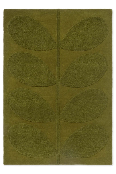 Orla Kiely 158307 Solid Stem Fern Rug