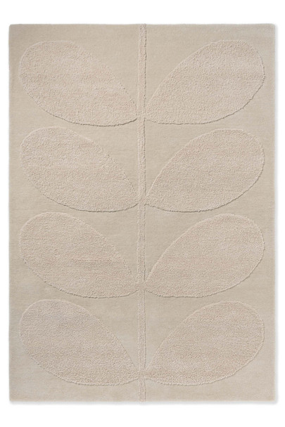 Orla Kiely 158309 Solid Stem Ecru Rug