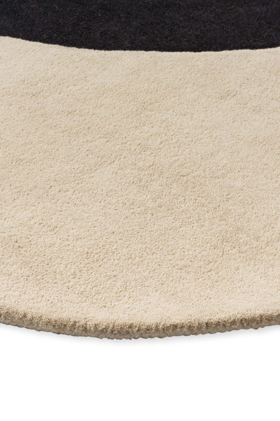 Orla Kiely 158409 Flower Spot Ecru Black Rug